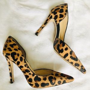 Jessica Simpson leopard heels